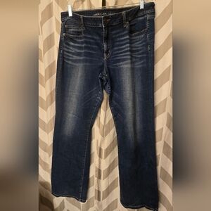 American Eagle Outfitters Dark Blue Boyfriend Jeans